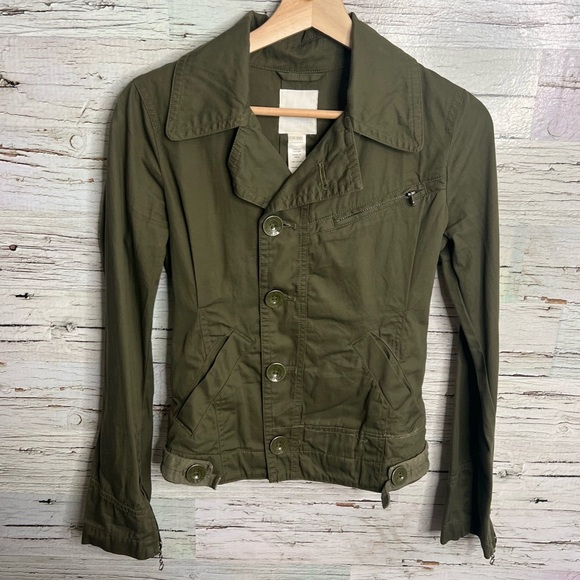 Diesel green jacket blazer size xxs